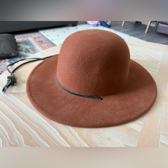 Bruno Capelo|Austrlian wool Brown wide brim hat,Boho style•••Modern headwear - Picture 6 of 13